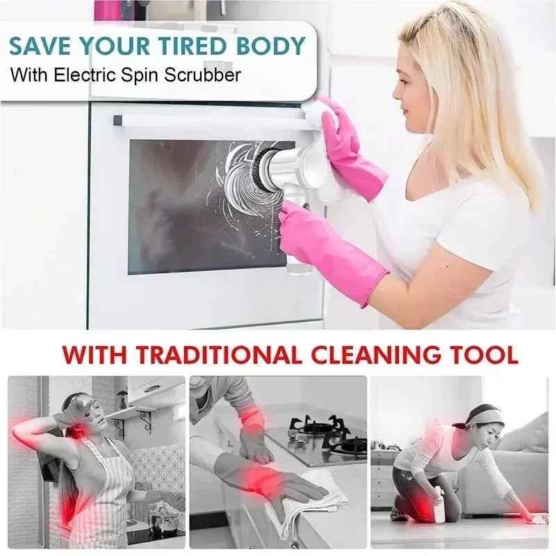 Wireless Electric Power Scrubber