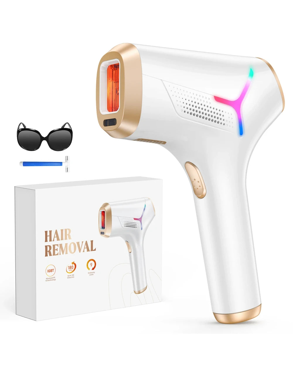 Painless IPL Hair Removal Device