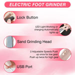 Electric Foot Callus Remover with Foot Care Cream